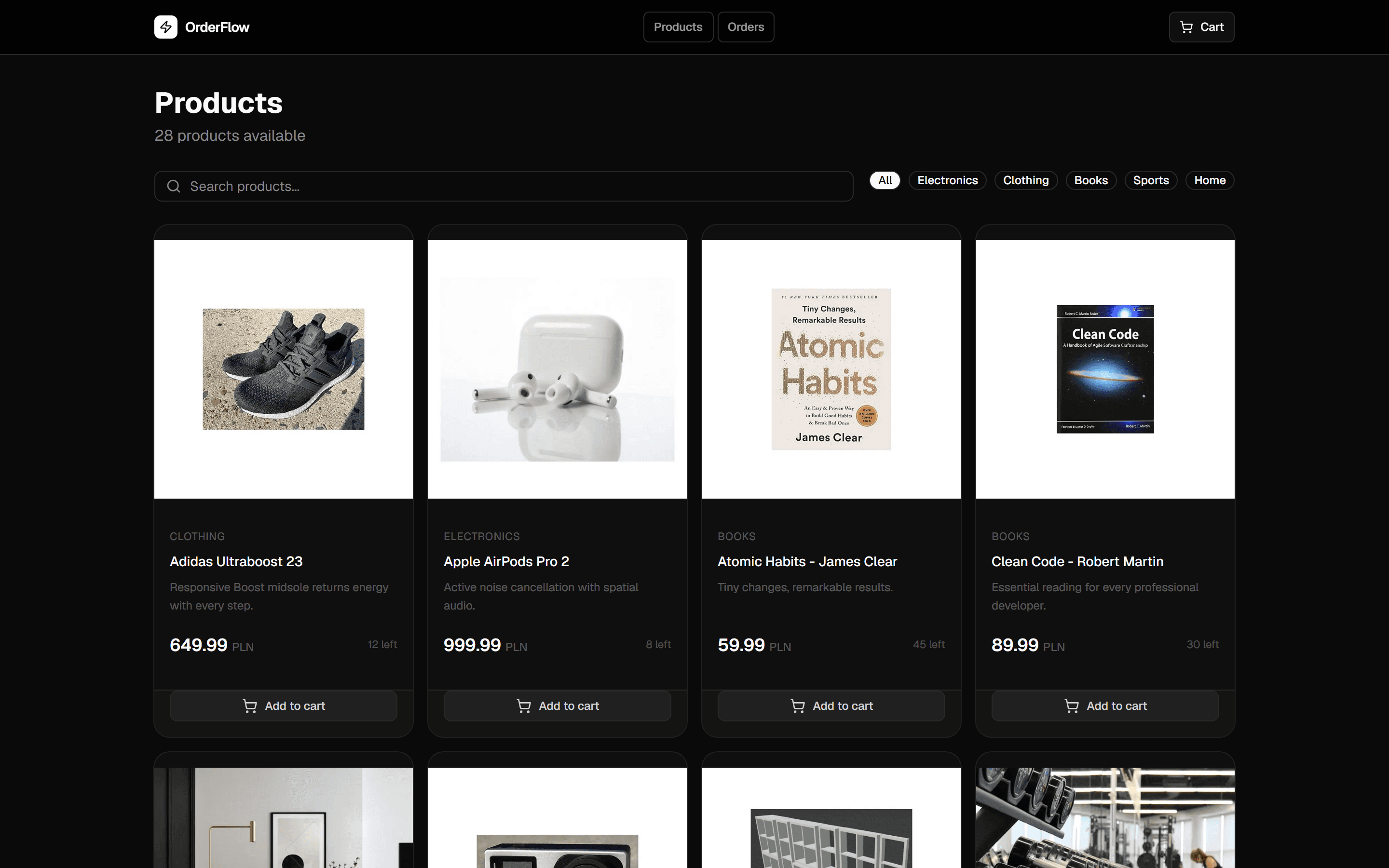 OrderFlow Products